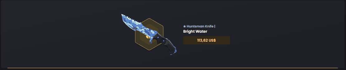 ★ Huntsman Knife­ | Bright Water