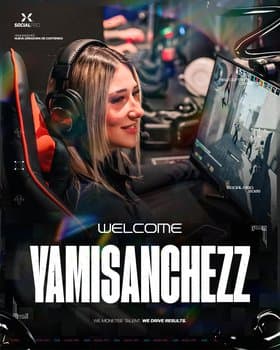 Perfil de YAMISANCHEZZ, streamer de CS2 de Argentina, representado por SocialPro
